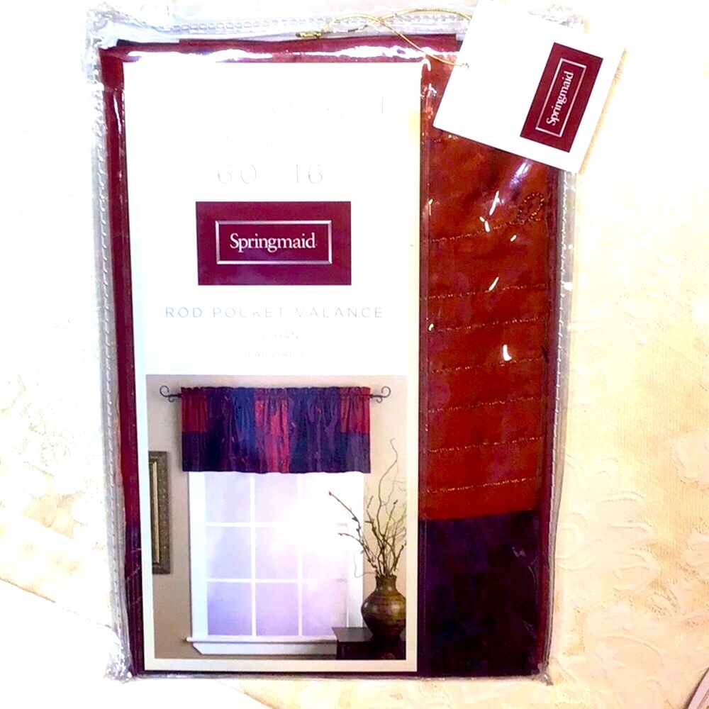 Springmaid ‘Kashan’ Rod Pocket Valance Jewel Tones